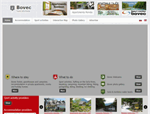 Tablet Screenshot of bovec.org
